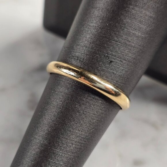 Womens Vintage Estate 14K Yellow Gold Wedding Band Ring 2.3g E4827